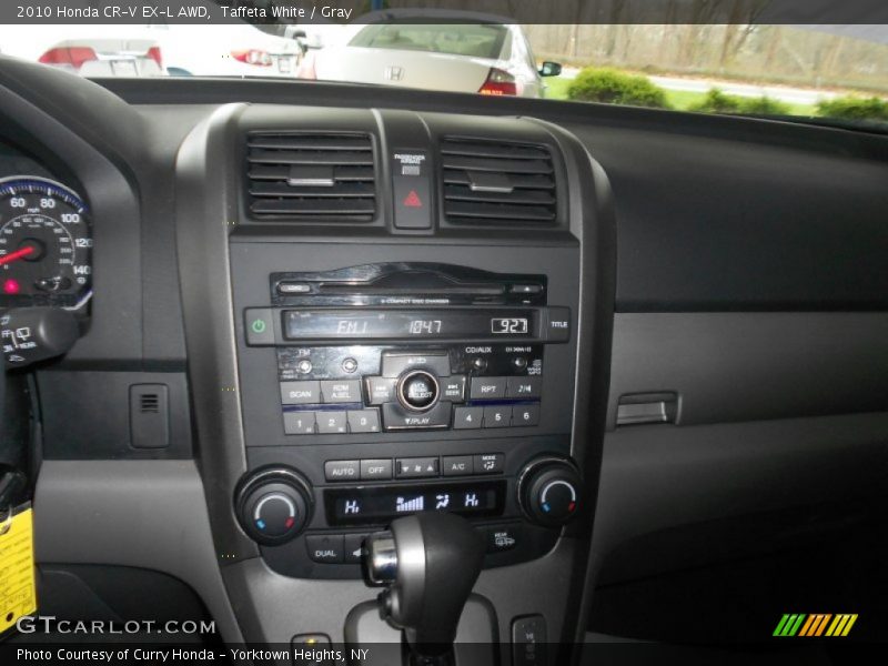 Taffeta White / Gray 2010 Honda CR-V EX-L AWD