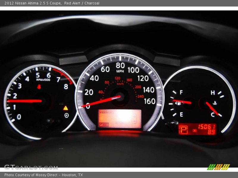 Red Alert / Charcoal 2012 Nissan Altima 2.5 S Coupe