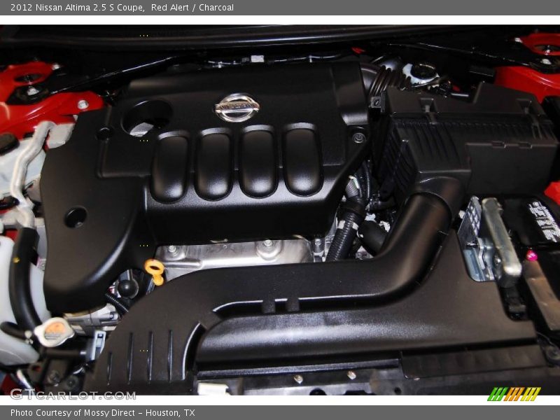 Red Alert / Charcoal 2012 Nissan Altima 2.5 S Coupe