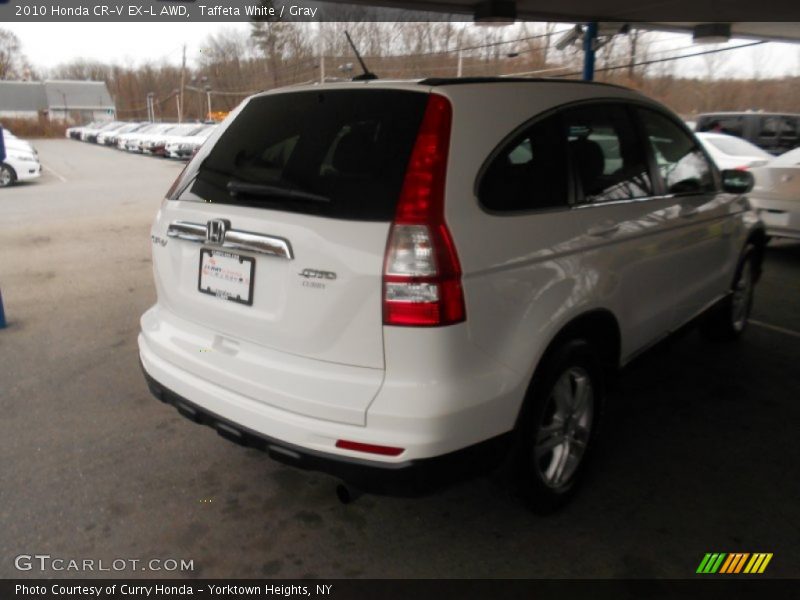 Taffeta White / Gray 2010 Honda CR-V EX-L AWD