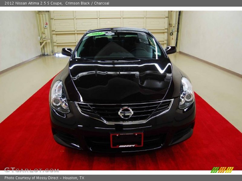Crimson Black / Charcoal 2012 Nissan Altima 2.5 S Coupe
