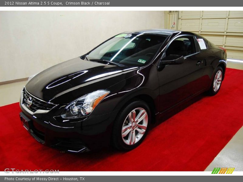 Crimson Black / Charcoal 2012 Nissan Altima 2.5 S Coupe