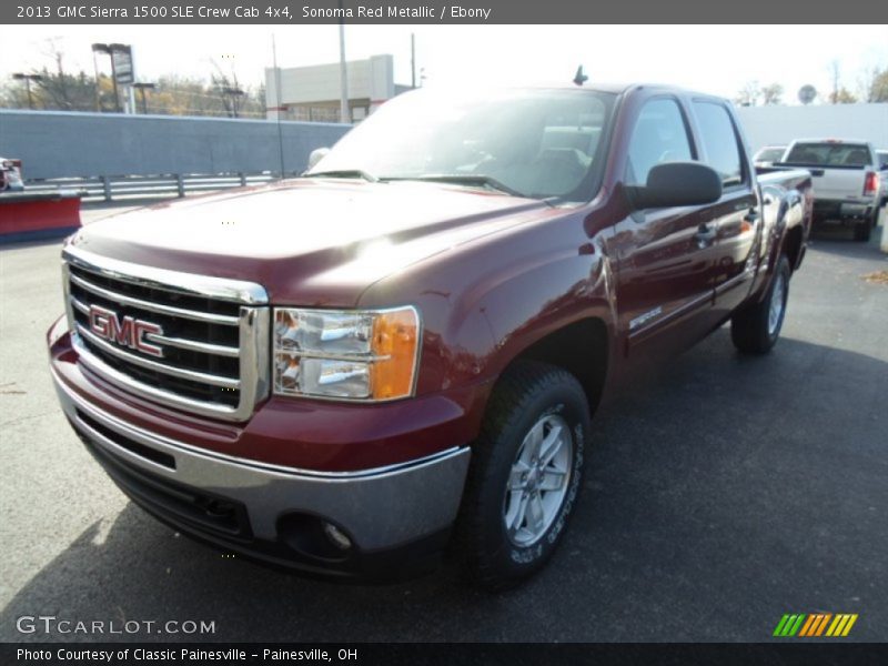 Sonoma Red Metallic / Ebony 2013 GMC Sierra 1500 SLE Crew Cab 4x4