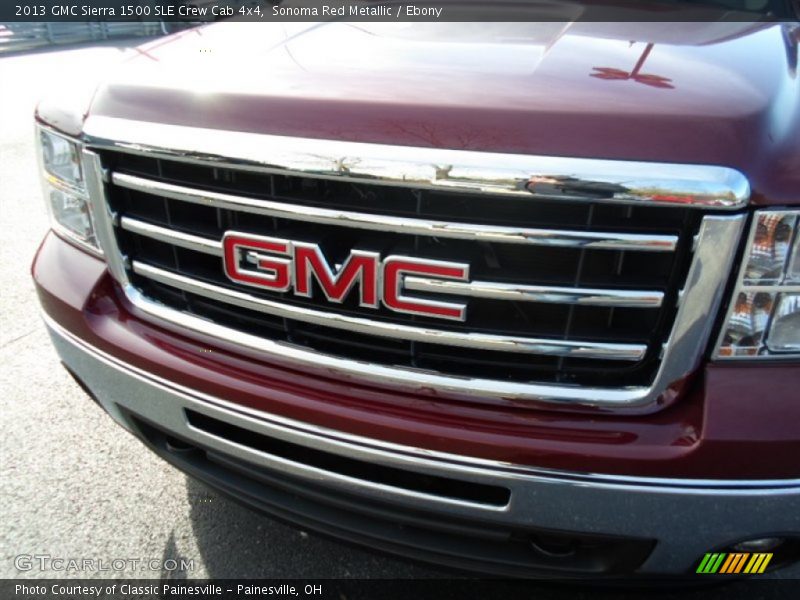 Sonoma Red Metallic / Ebony 2013 GMC Sierra 1500 SLE Crew Cab 4x4
