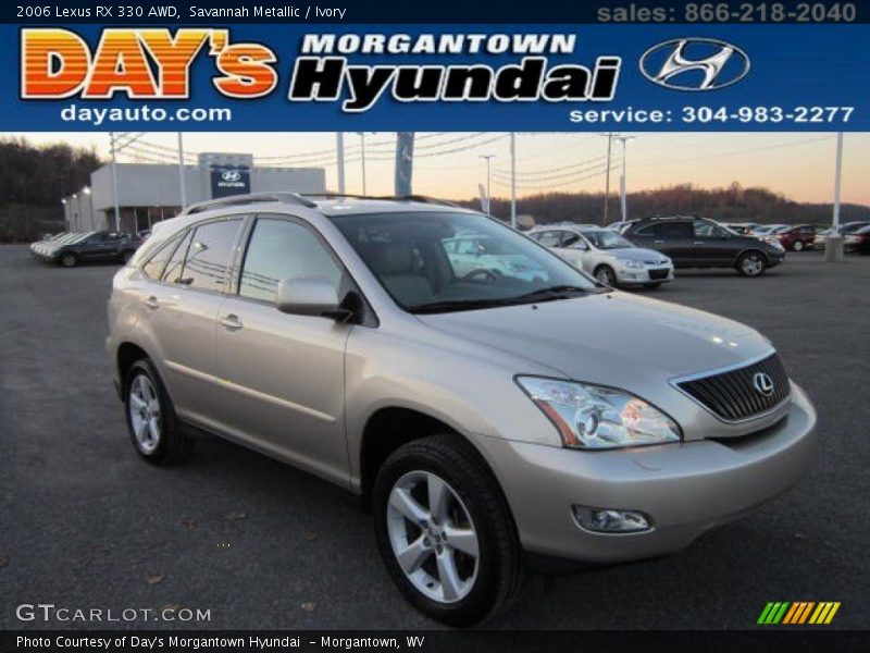 Savannah Metallic / Ivory 2006 Lexus RX 330 AWD