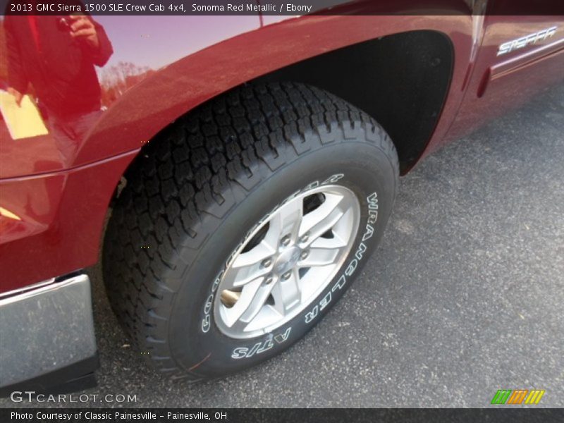 Sonoma Red Metallic / Ebony 2013 GMC Sierra 1500 SLE Crew Cab 4x4
