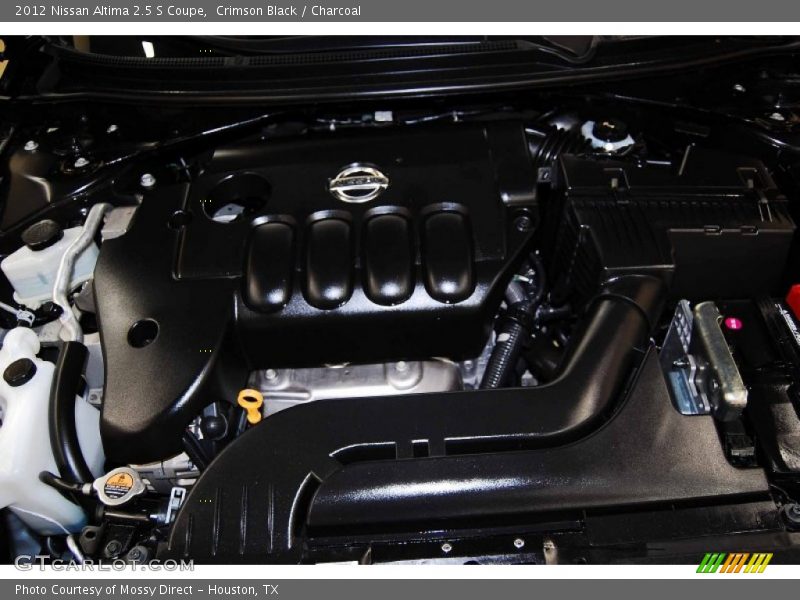 Crimson Black / Charcoal 2012 Nissan Altima 2.5 S Coupe