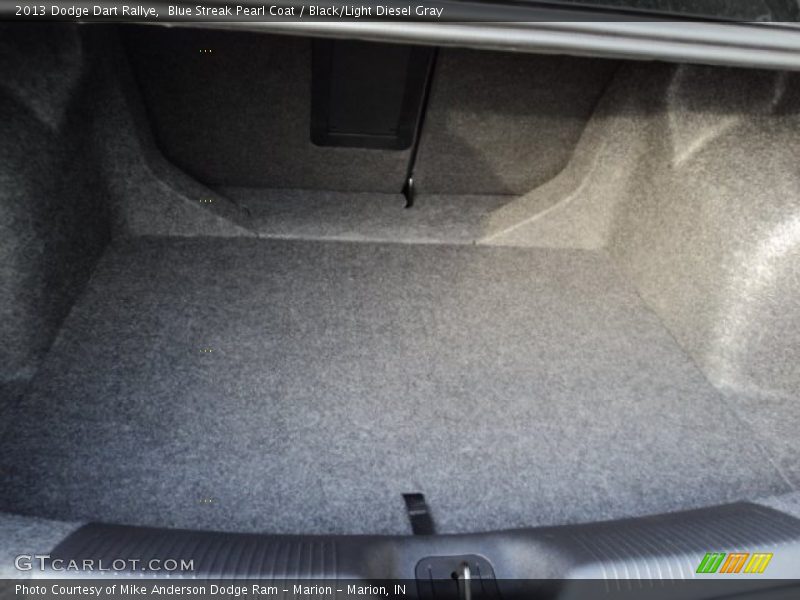 Blue Streak Pearl Coat / Black/Light Diesel Gray 2013 Dodge Dart Rallye