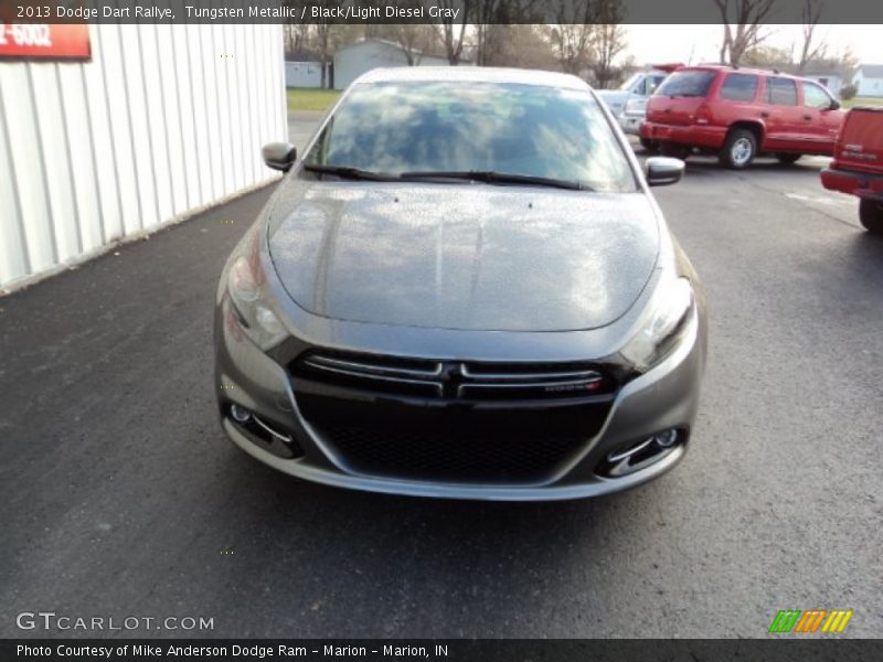 Tungsten Metallic / Black/Light Diesel Gray 2013 Dodge Dart Rallye