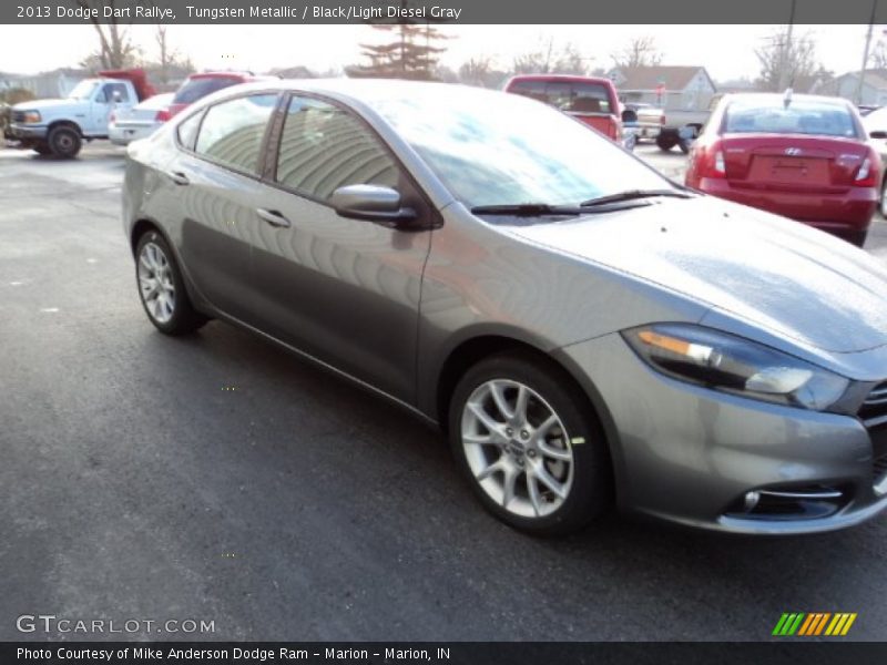 Tungsten Metallic / Black/Light Diesel Gray 2013 Dodge Dart Rallye