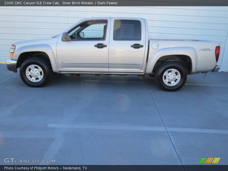 Silver Birch Metallic / Dark Pewter 2006 GMC Canyon SLE Crew Cab