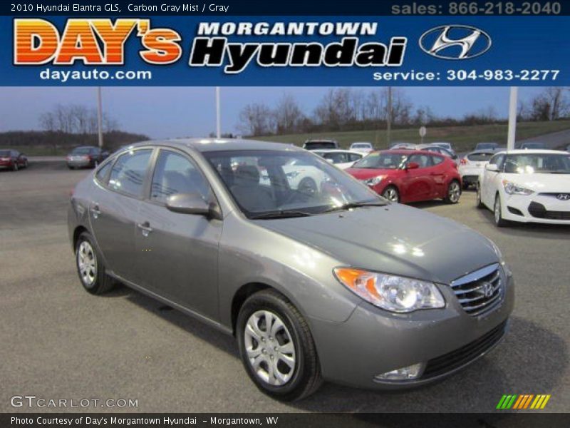 Carbon Gray Mist / Gray 2010 Hyundai Elantra GLS
