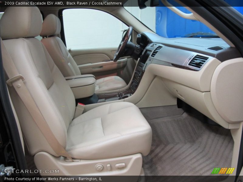 Black Raven / Cocoa/Cashmere 2009 Cadillac Escalade ESV AWD