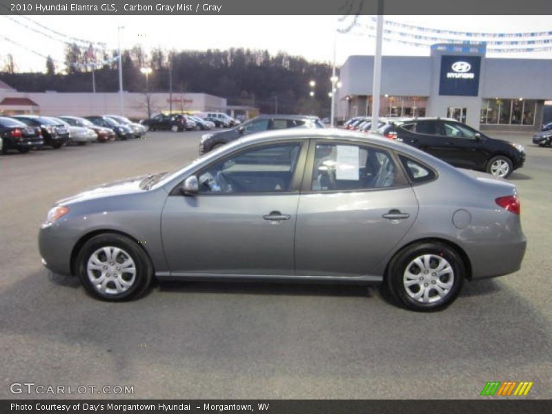 Carbon Gray Mist / Gray 2010 Hyundai Elantra GLS
