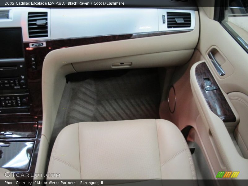 Black Raven / Cocoa/Cashmere 2009 Cadillac Escalade ESV AWD