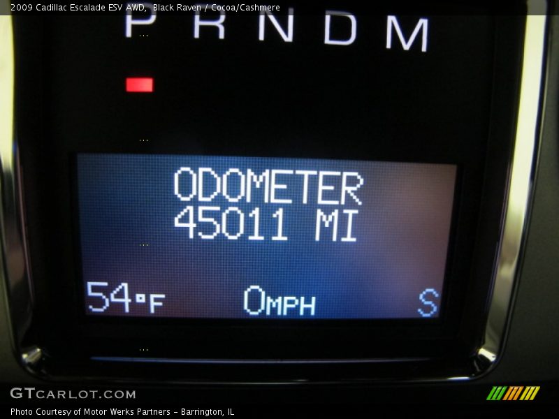 Black Raven / Cocoa/Cashmere 2009 Cadillac Escalade ESV AWD