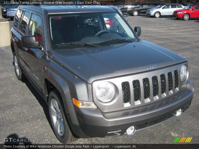 Mineral Gray Metallic / Dark Slate Gray 2013 Jeep Patriot Limited