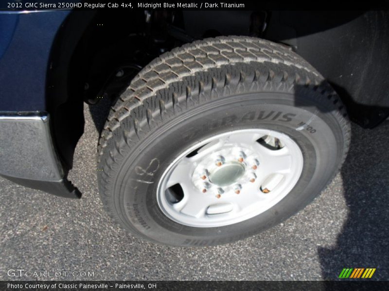 Midnight Blue Metallic / Dark Titanium 2012 GMC Sierra 2500HD Regular Cab 4x4