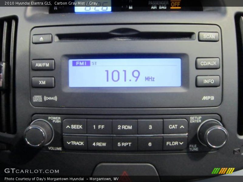 Carbon Gray Mist / Gray 2010 Hyundai Elantra GLS