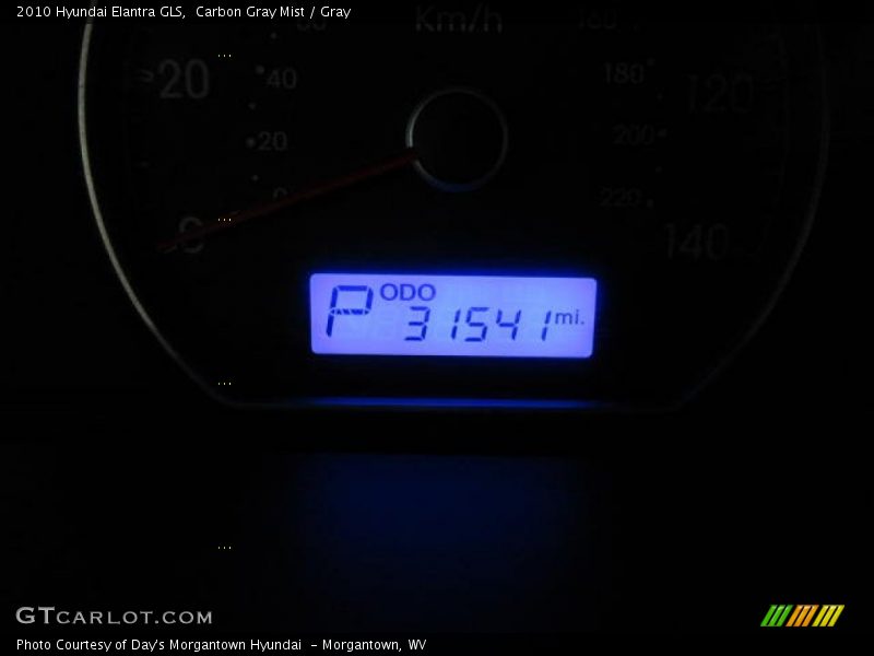 Carbon Gray Mist / Gray 2010 Hyundai Elantra GLS
