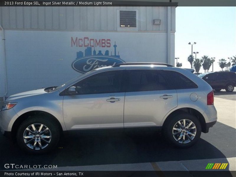 Ingot Silver Metallic / Medium Light Stone 2013 Ford Edge SEL