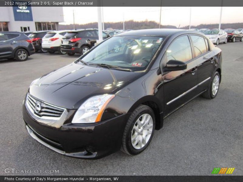 Super Black / Charcoal 2012 Nissan Sentra 2.0 S