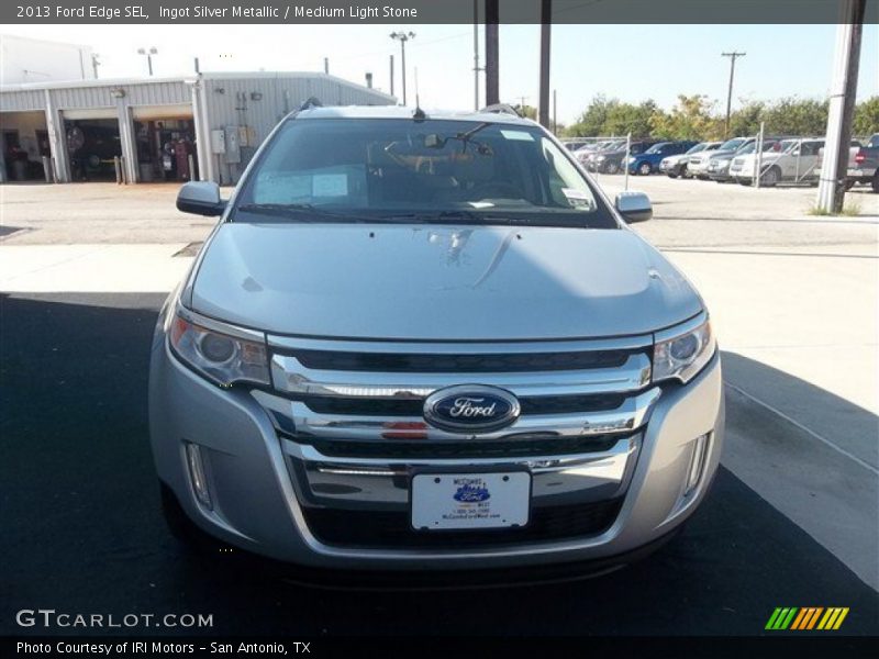 Ingot Silver Metallic / Medium Light Stone 2013 Ford Edge SEL