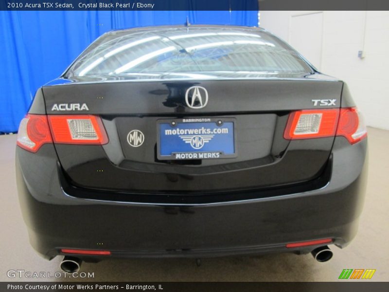 Crystal Black Pearl / Ebony 2010 Acura TSX Sedan