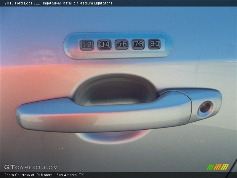Ingot Silver Metallic / Medium Light Stone 2013 Ford Edge SEL