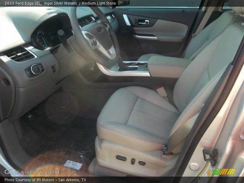 Ingot Silver Metallic / Medium Light Stone 2013 Ford Edge SEL