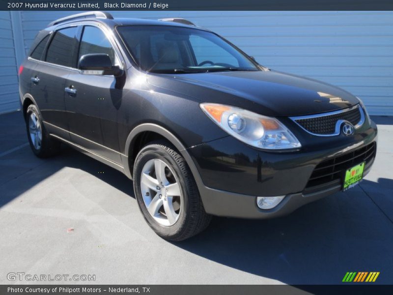 Black Diamond / Beige 2007 Hyundai Veracruz Limited