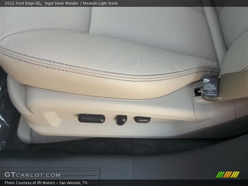 Ingot Silver Metallic / Medium Light Stone 2013 Ford Edge SEL