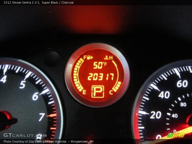 Super Black / Charcoal 2012 Nissan Sentra 2.0 S