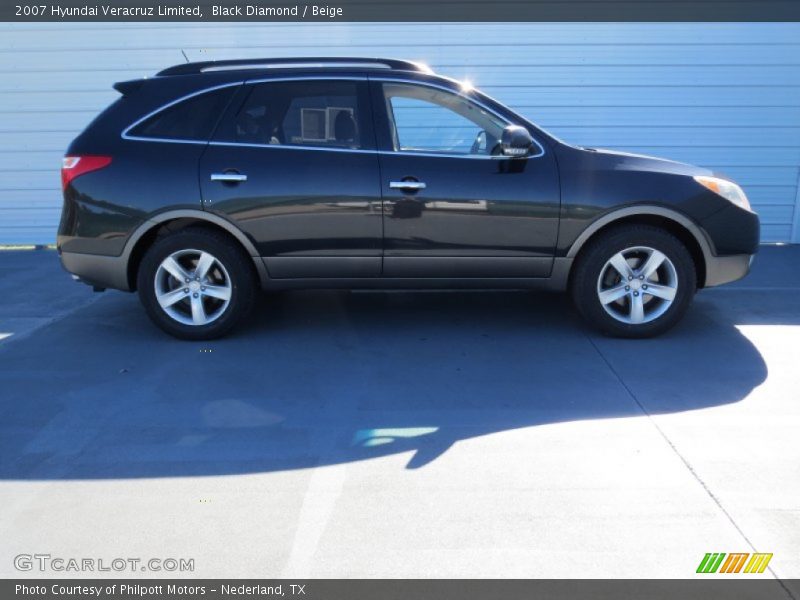 Black Diamond / Beige 2007 Hyundai Veracruz Limited
