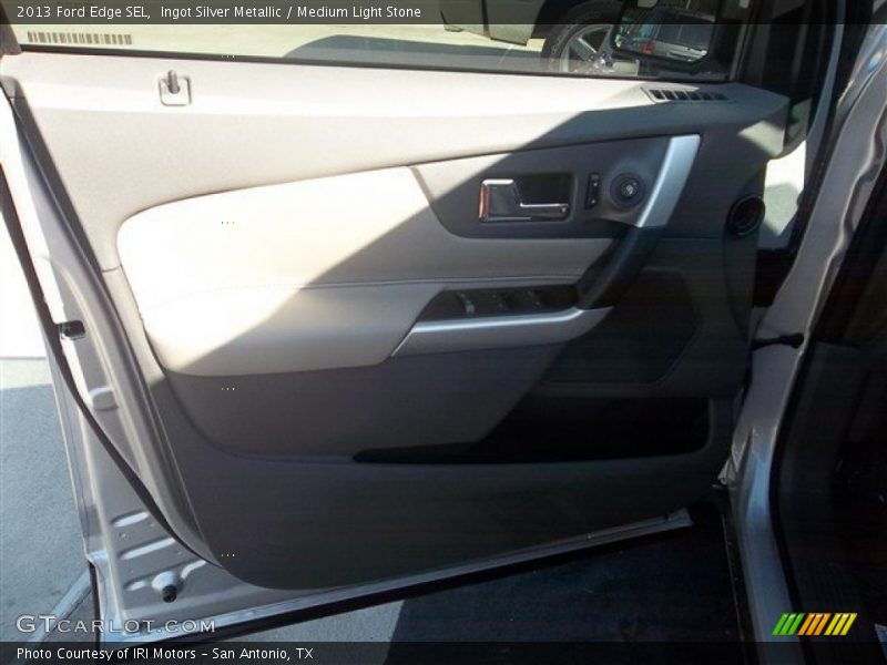 Ingot Silver Metallic / Medium Light Stone 2013 Ford Edge SEL