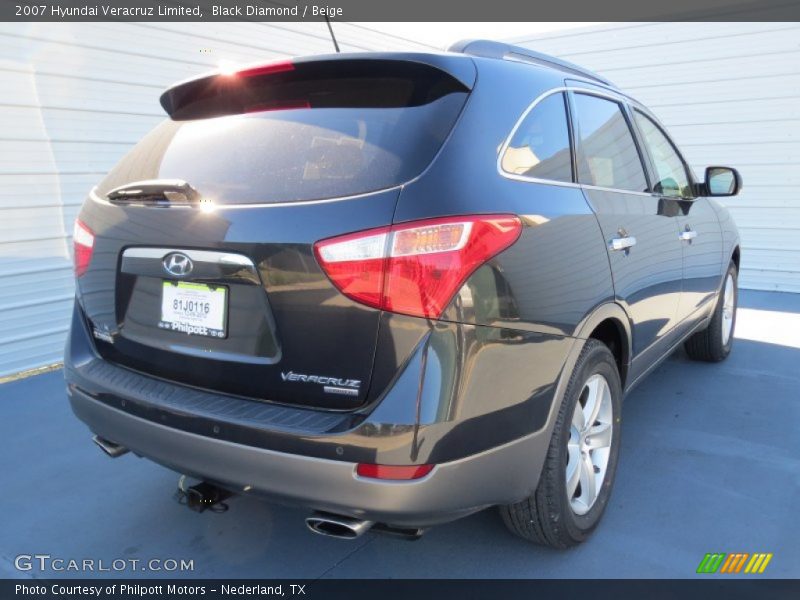 Black Diamond / Beige 2007 Hyundai Veracruz Limited