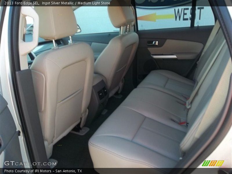 Ingot Silver Metallic / Medium Light Stone 2013 Ford Edge SEL