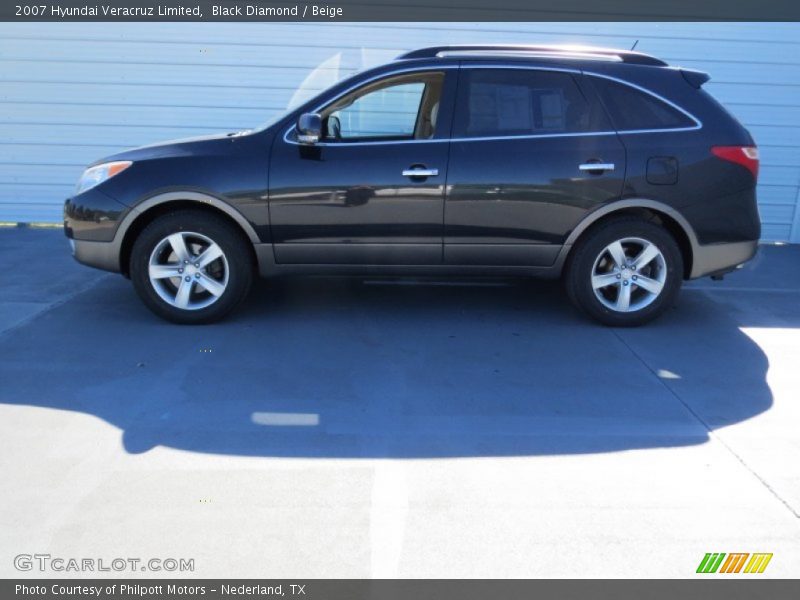 Black Diamond / Beige 2007 Hyundai Veracruz Limited
