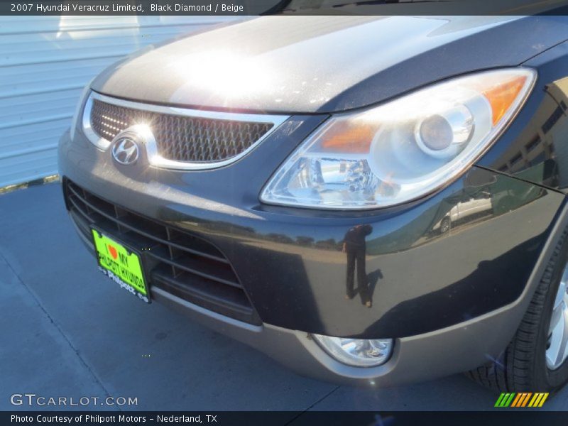 Black Diamond / Beige 2007 Hyundai Veracruz Limited