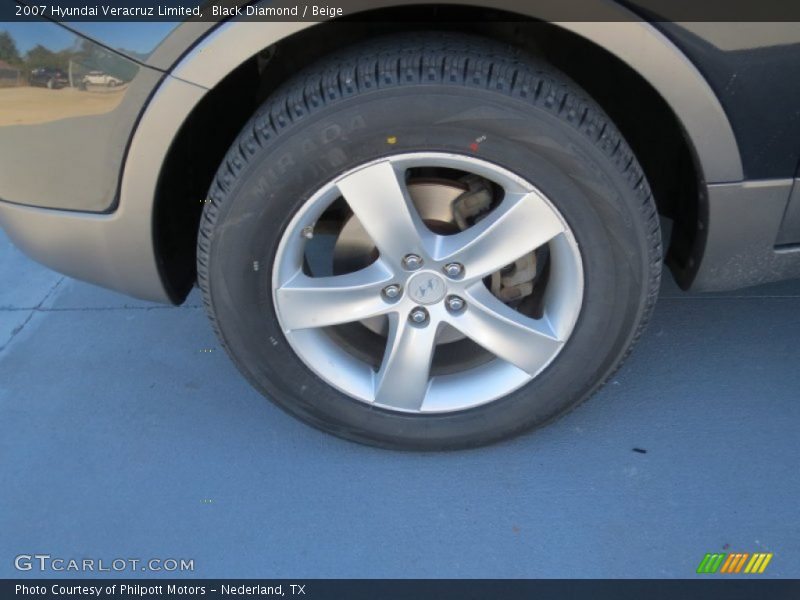 Black Diamond / Beige 2007 Hyundai Veracruz Limited