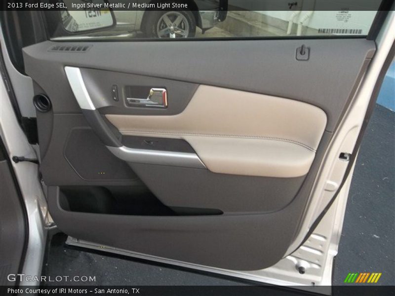 Ingot Silver Metallic / Medium Light Stone 2013 Ford Edge SEL