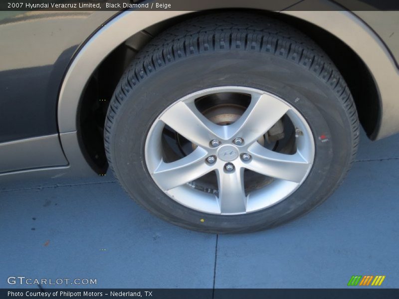 Black Diamond / Beige 2007 Hyundai Veracruz Limited
