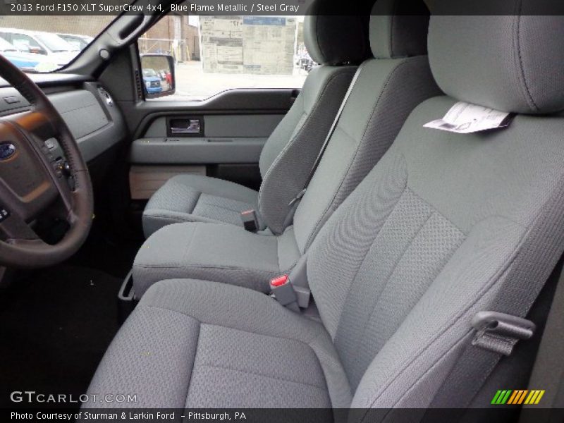 Front Seat of 2013 F150 XLT SuperCrew 4x4