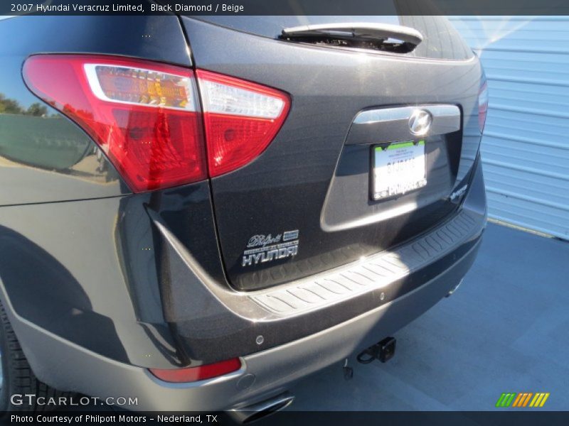 Black Diamond / Beige 2007 Hyundai Veracruz Limited