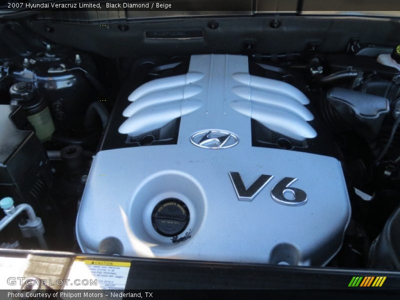 Black Diamond / Beige 2007 Hyundai Veracruz Limited