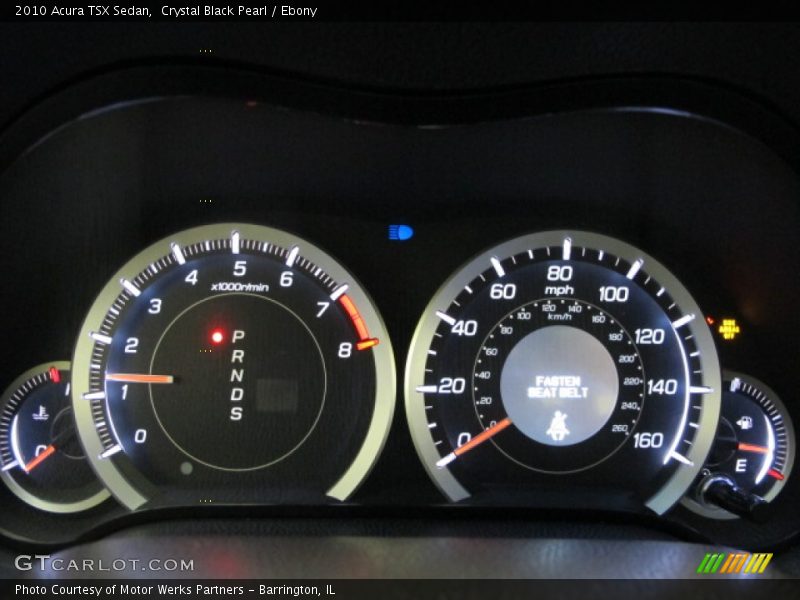 Crystal Black Pearl / Ebony 2010 Acura TSX Sedan