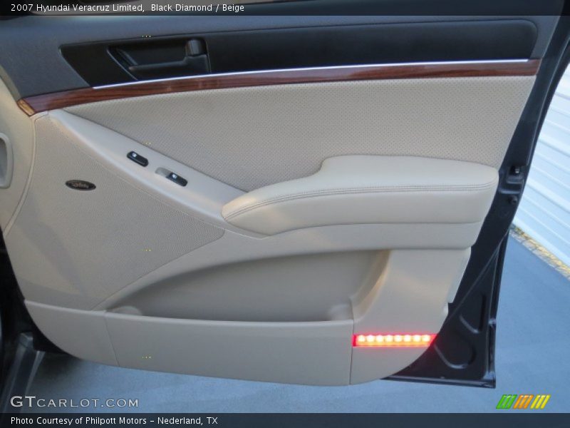 Black Diamond / Beige 2007 Hyundai Veracruz Limited