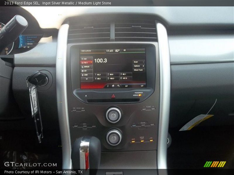 Ingot Silver Metallic / Medium Light Stone 2013 Ford Edge SEL