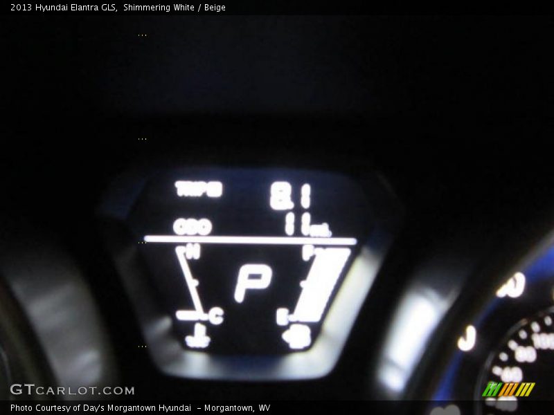 Shimmering White / Beige 2013 Hyundai Elantra GLS