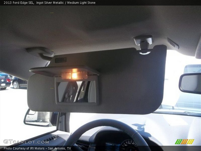 Ingot Silver Metallic / Medium Light Stone 2013 Ford Edge SEL